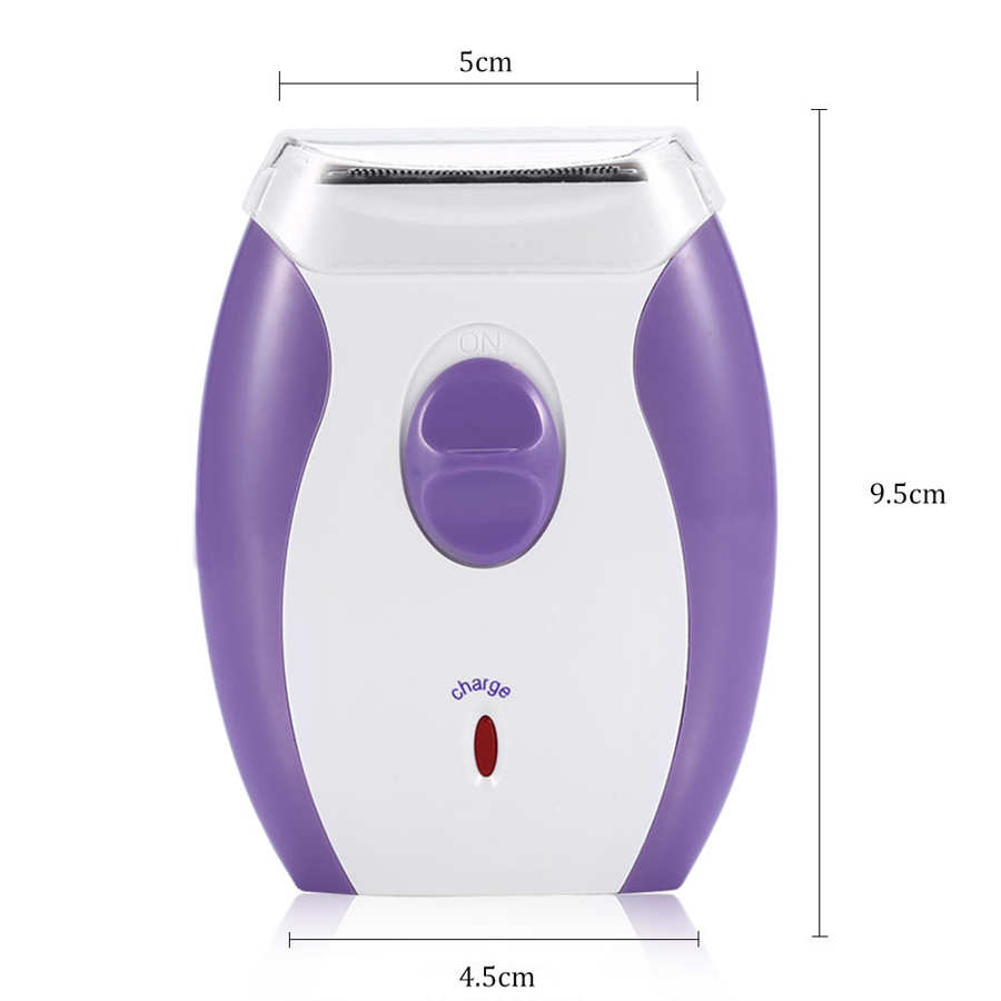 Portable Women USB Rechargeable Hair Removal Lady Electric Body Epilator Leg Arm Shave Machine