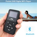 Dab Radio DAB/DAB Digital Radio Bluetooth 4.0 Personal Pocket FM Mini Portable Radio Earphone MP3 Micro-USB for Home