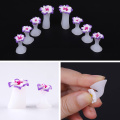 8Pcs Soft Silicone Toe Separator Nail Tools Flower Modeling Pearl Heart Nail Art DIY Foot Finger Divider Form Manicure Pedicure