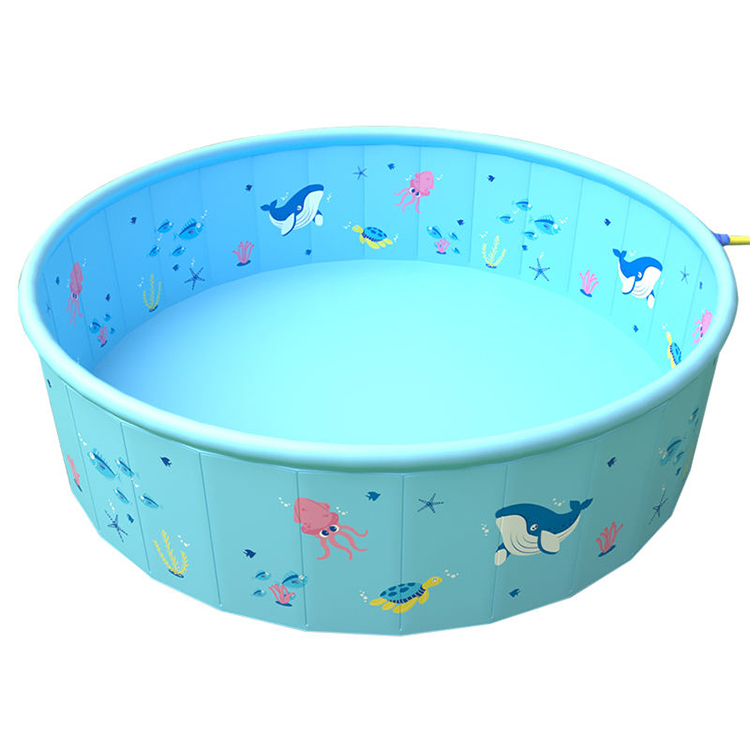 Amazon Hot Selling Foldable Dog Paddling Pool Pet Bath Tub