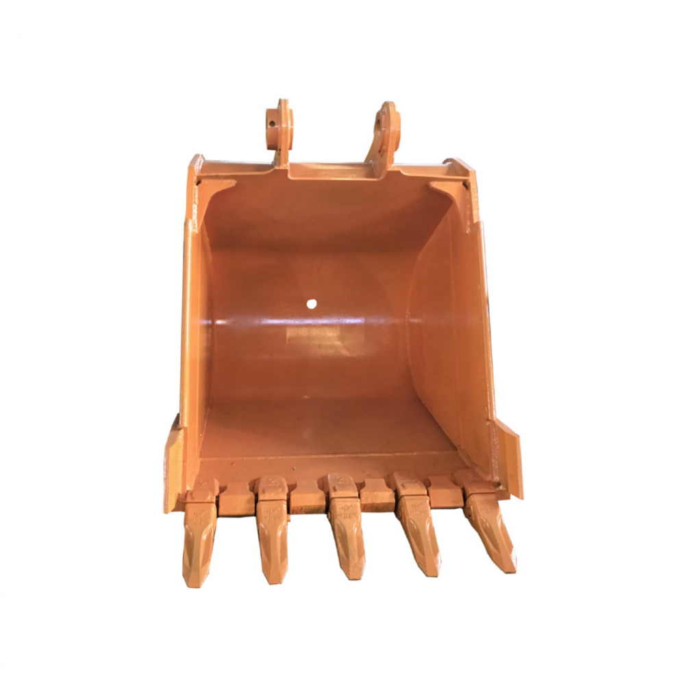 CAT320 narrow and wide rock bucket with teeth
