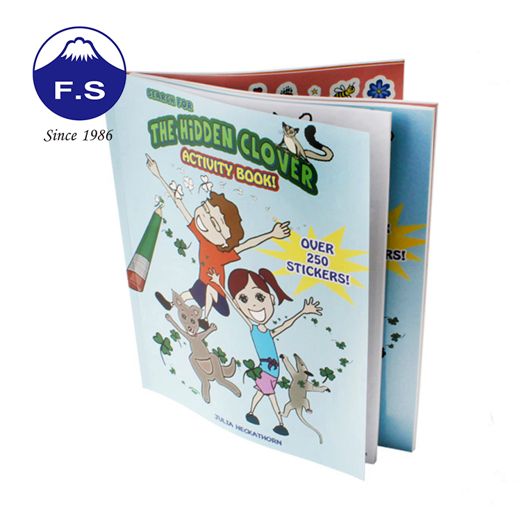 High Quality Children Cartoon Colorful Sticker Books
