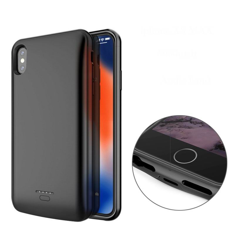 Battery Charger Case For iPhone SE 5SE 5 5S Power Bank Charging Powerbank Case For iPhone 5 6 7 8 X XS Max XR Battery Case+Audio