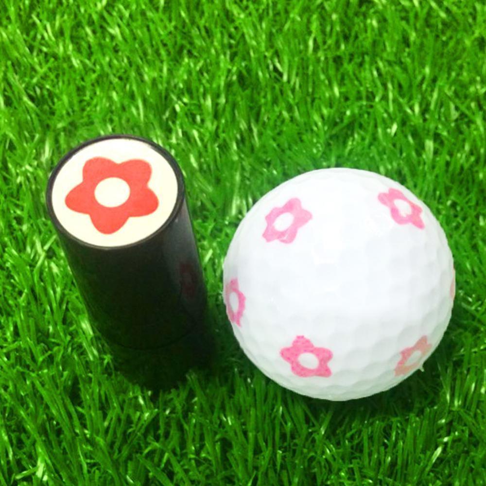 Plastic + Silicone Golf Ball Stamper Stamp Seal Impression Marker Print Gift Prize for Golfer