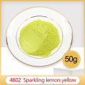 Lemon Yellow Pearl Powder Pigment Acrylic Paint in Art Craft Automotive Paint Soap Eye Shadow Nail M