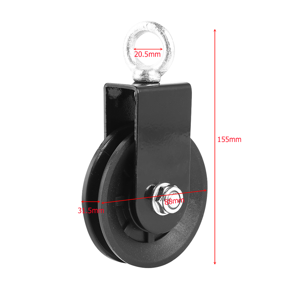 Groove Pulley Fitness Stainless Bearing Load for Lifting Workout DIY Equipment Gym Cable Silent Wheel Home Gym Sport Accessories