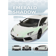 Emerald Shadow Crystal Coating Camouflage Vinyl Wrap
