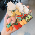 [Xwen] 2021 New Cute Girls Elastic Hair Bands Small Fresh Lovely Fruit Rubber Band Headrope Kids Fashion Accessories OH1477