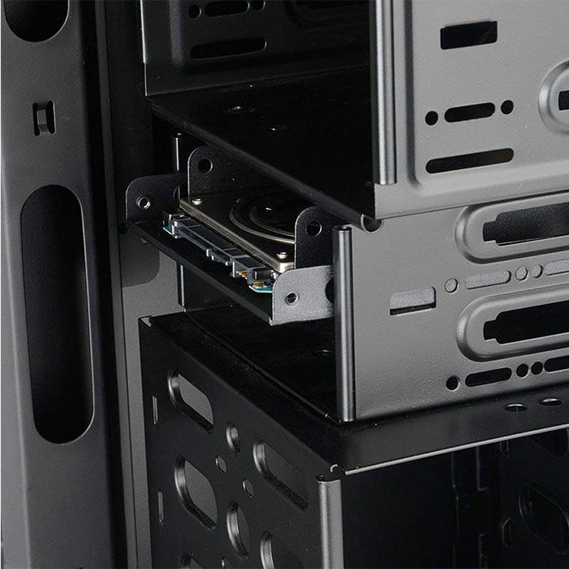 Nworld 2.5" to 3.5" Hard Drive Bay Mounting Bracket Metal Dual 2 X 2.5" to 3.5" HDD / SSD Mounting Bracket With Screw