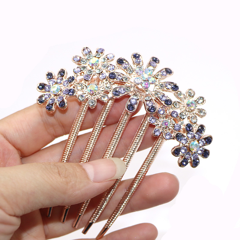 1Pcs Design Hair Clips Beautiful Crystal Headpiece Barrette For Women Hair Accessories Hairpins Jewelry Hair Cut DIY Hair Pins