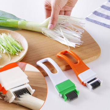 Onion Cutter slicer Graters Creative kitchen vegetable cutting tools Stainless Steel chili shredder green Onion Knife chopped