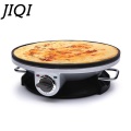 JIQI Electric Crepe Maker Pancake Baing Pan Chinese Spring Roll Pie Grill Machine BBQ Oven Barbecue Roasting Griddle EU US Plug