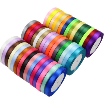 25Yards/Roll 6mm 10mm 15mm 20mm 25mm 40mm 50mm Handwork Silk Satin Ribbon Bow For Crafts DIY Christmas Gifts Wrapping Supplies