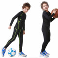 New Kids Compression Running Set Pants Shirts Youth Boys Quick Dry Football Soccer Basketball Sport Skinny Tights Leggings