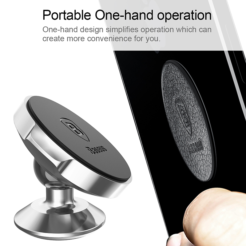 Baseus Magnetic Car Phone Holder Universal Magnet Holder in car Mobile Phone Holder Stand Mount For iPhone X 8 7 with small ears