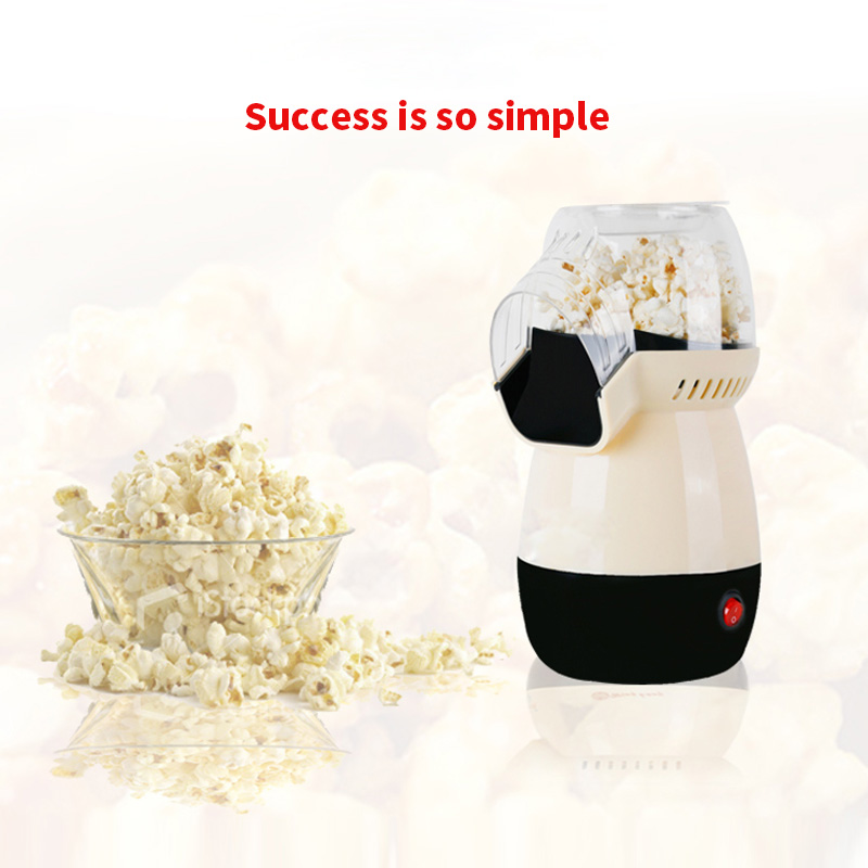 Popcorn Machine Household Mini Popcorn Maker Automatic Hot Air Desktop Portable Popcorn DIY Machine B301