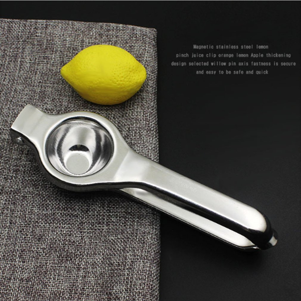 Kitchen Bar Stainless Steel Lemon Orange Lime Squeezer Manual Juicer Hand Press Kitchen Cookware Fresh Juice Tool