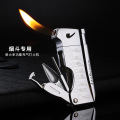 Multifunctional Gas Inflatable Flame Lighter Cigarette Pipe lighter Cigar Lighter Smoking Gift Package
