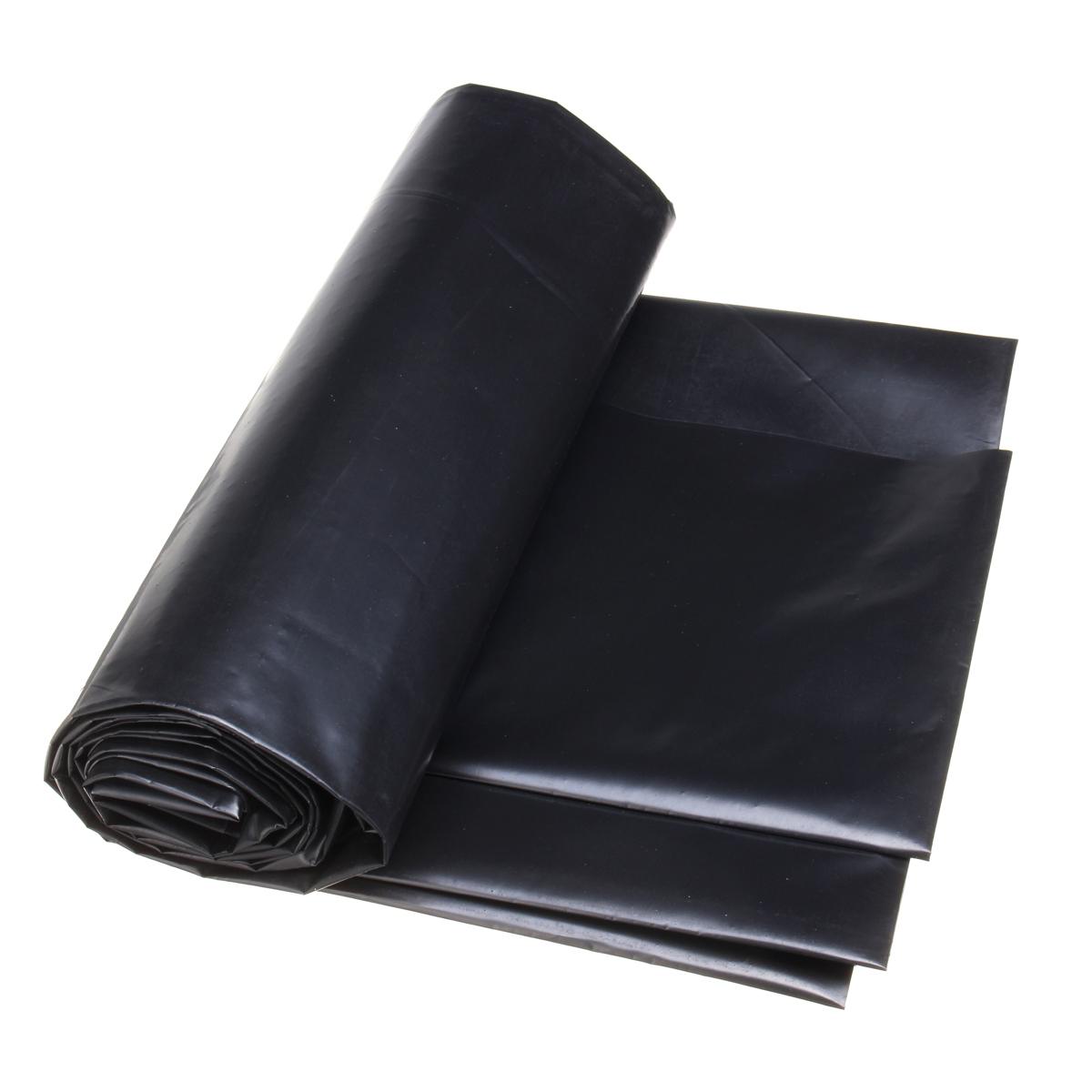 3 Size Fish Pond Liner Cloth Home Garden Pool Reinforced HDPE Heavy Duty Landscaping Garden Pool Waterproof Liner Fabric Black