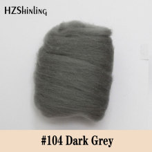 5 g Super Soft felting Short Fiber Wool Perfect in Needle Felt and Wet Felt Dark Grey Color Wool Material DIY Handmade