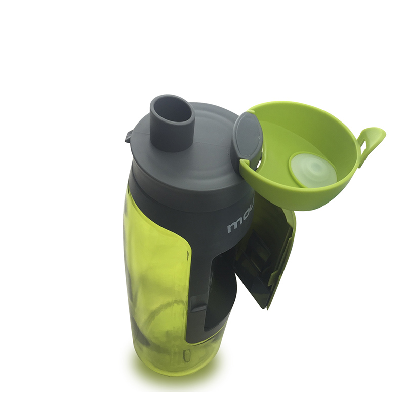 Outdoor Sports Water Bottles Creative Sport Kettle Plastic Drink Bottle With Storage Wallet Portable Card Holder Function 750ml