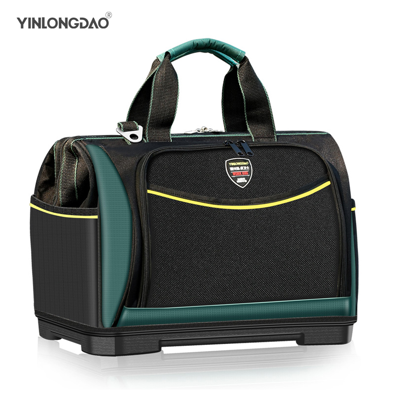 YLD Electrician Bag Multi-function Tool Bag1680D Oxford Waterproof Large Capacity Wear-resistant Tool Storage ToolKit DIY Tools