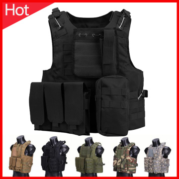 USMC Tactical Army Vest Gear Vest Plate Carrier Airsoft CS Wargame Military Hunting and Equipment Paintball Camouflage Armor CP