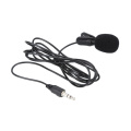 External Clip-on Lapel Lavalier Mic Wired Mini Microphone Recording 3.5mm Voice Amplifier For Iphone Android Mobile Phone NEW