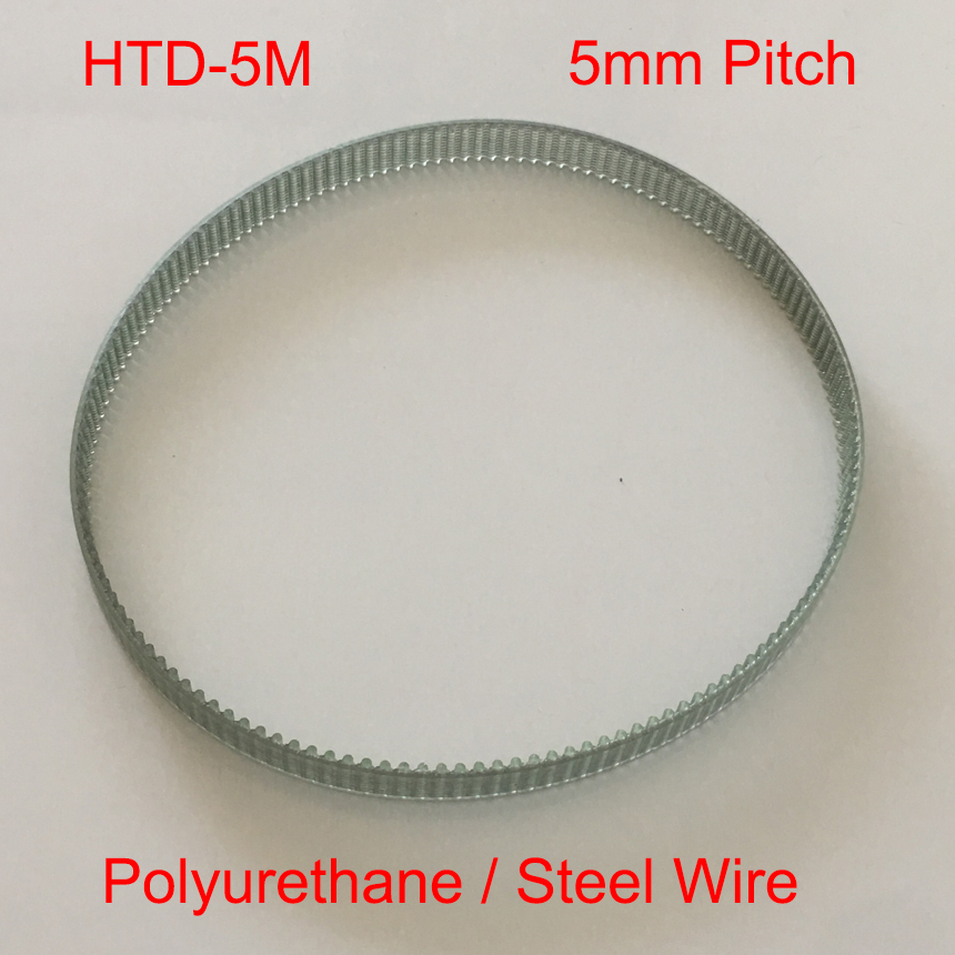 HTD 5M 225 305 590 45 61 118 Tooth 10mm 15mm 20mm 25mm 30mm Width 5mm Pitch PU Polyurethane Steel Wire Synchronous Timing Belt