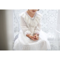 Children Girl's Lolita Dress Princess Sleepshirts Vintage V Neck Nightgowns.Victorian Toddler Kid's Nightdress Sleep Loungewear