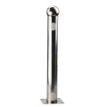 GZGMET 30cm Stainless Steel Install Bracket Hollow Stick Home Alarm Sensor Infrared Beam Detector Wall Fence Stander