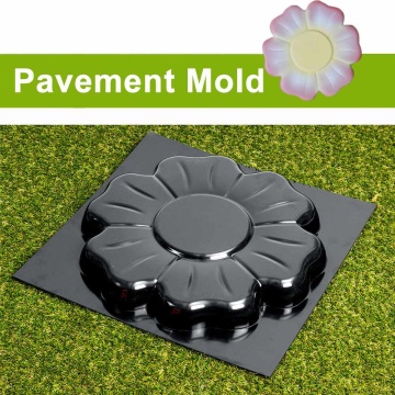 DIY Cement Paving Mold Floor Tile Pavement Mold Flower Mold Stepping Stone Mold Reusable Concrete Cement Stone Garden Road Tool