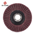 2/5/10Pcs 4.5" 115mm Nylon Fiber Flap Wheel Disc 240 Grit For Angle Grinder Dremel Accessories