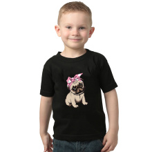 2020 Summer Boys T Shirt Toddler Girl Tees Animal Pug T-shirt for Girls Cotton Children's Tshirts for Boy Child Shirts Kids Tops