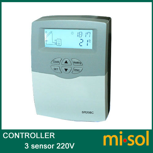 220V controller of solar water heater, for separated pressurized solar hot water