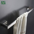 FLG 304 Stainless Steel Brushed Nickel Wall Mount Bath Hardware Sets Towel Bar Robe hook Paper Holder Bathroom Accessories Set