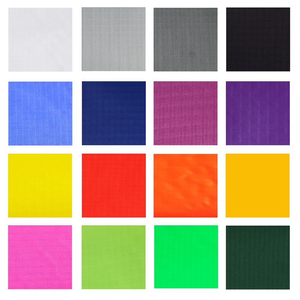40D Thin Waterproof Ripstop Nylon Fabric PU Coated For Outdoor Fly a Kite Flags Making Accessories 20 Colors
