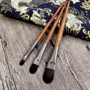 High quality Combination Makeup Brush Set of 3 Concealer Eye Shadow Nose Shadow brush Art Paint Setting Pen Multi-function