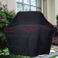Universal BBQ Grill Cover,custom Gas Barbecue Grill protective cover,Black color Waterproofed,outdoor furniture cover
