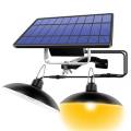 NEW Double Head Solar Pendant Light Outdoor Indoor Solar Lamp With Line Warm White/White Lighting For Camping Garden Yard