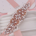 Wedding Belt Pearl Crystal Bridal Belt Rhinestones Wedding Dress Sash Cinturon Flores For Bridal Accessories SM1001