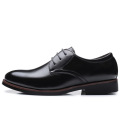 ROXDIA mens dress shoes PU leather for man formal business work male men's oxford flats pointed toe RXM073 size 39-48