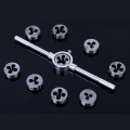 20/40pcs tap die set M3-M12 Screw Thread Metric Taps wrench Dies DIY kit wrench screw Threading hand Tools Alloy Metal with bag
