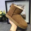 2021 Winter Women Snows Boots Female Genuine Leather Shoes with Real Sheep Fur Lady Ski Wear Warm Booties Waterproof