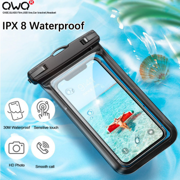 Floating Airbag Waterproof Swim Bag Phone Case For iphone 11 Pro Max Samsung Xiaomi mi Note 9 Pro Redmi Huawei P30 20 Lite Cover