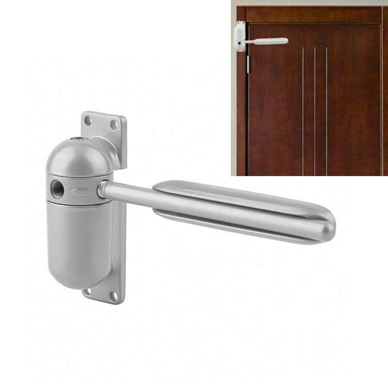 Zinc Alloy Durable Automatic Mounted Spring Door Closer Adjustable Surface Door Closer 8.8*2.5*3.5cm Closes Doors Up To be 68kg