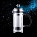French Press Coffee/ Tea Brewer Coffee Pot Coffee Maker Kettle 1000ML Stainless Steel Glass for Coffee Drinkware