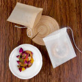 100pcs/lot Tea Bag Filter Paper Bags Heat Seal Teabags Tea Strainer Infuser Wood Drawstring Tea Bag for Herb Loose Tea 3 Sizes