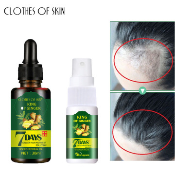 Ginger Fast Hair Growth Serum + Spray 7 Days Hair Loss Treatment Germinal Hair Growth Essence Oil Men Women Anti Hair Loss Care