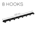 black 8 hooks